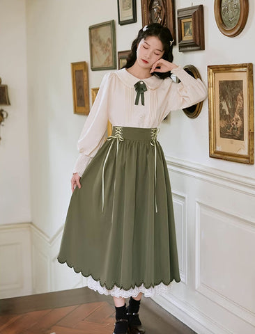 Conjunto de blusa y falda Evergarden