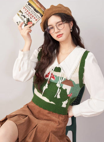 Mushroom Bunny Vest