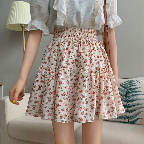 Ditsy Floral Mini Skirt