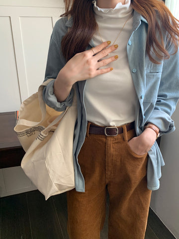 Corduroy Button Up Shirt