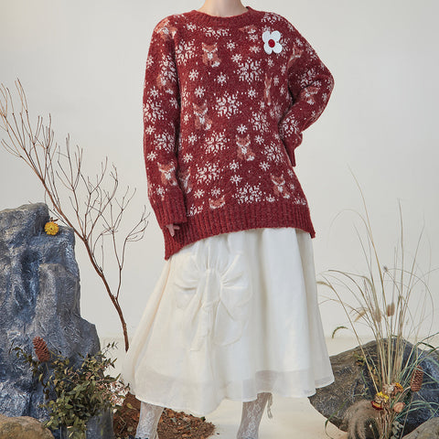 Winter-Fuchspullover