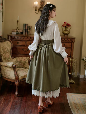 Conjunto de blusa y falda Evergarden