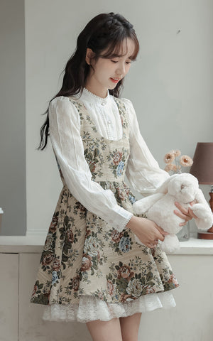 Rustic Rose Babydoll Dress