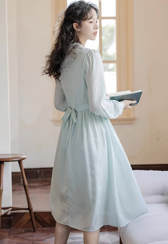 Sunday Tea – Langärmliges Midikleid