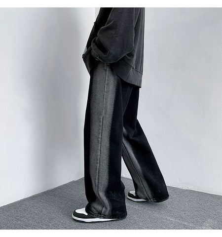 Baggy-Boyfriendjeans im Batik-Look