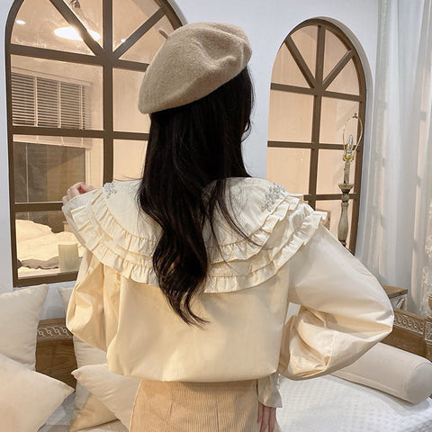 Pearl Peter Pan Button Up Shirt