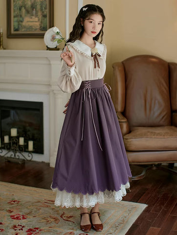 Conjunto de blusa y falda Evergarden