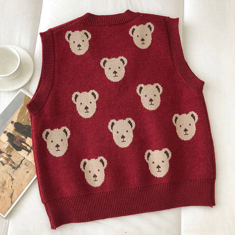 Bear Necessities Sweater Vest