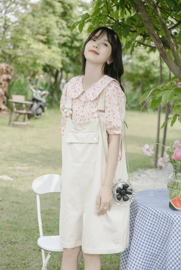 Blusa de jardín pastel