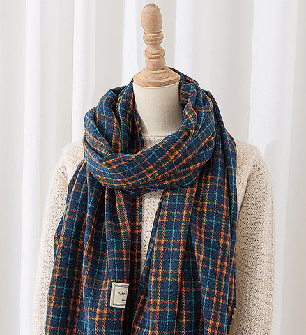 Cozy Fall Plaid Scarf