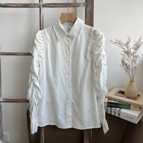 Coffee Plaid Pinafore Dress / Blouse