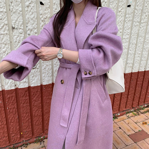 Cuffed Sleeve Coat