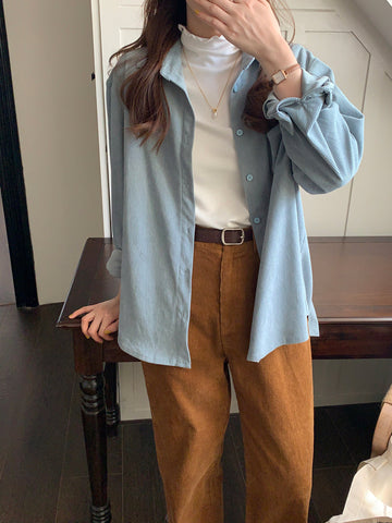 Corduroy Button Up Shirt