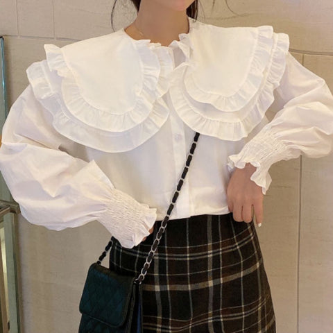 Double Collar Button Up Shirt