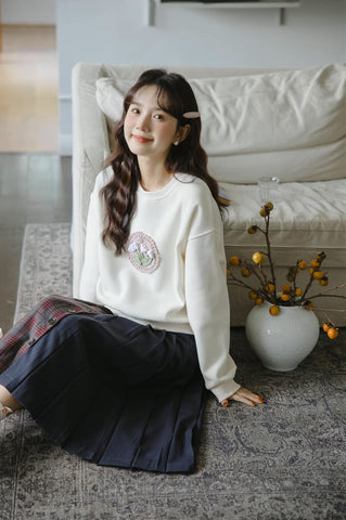 Sudadera de tulipán de crochet