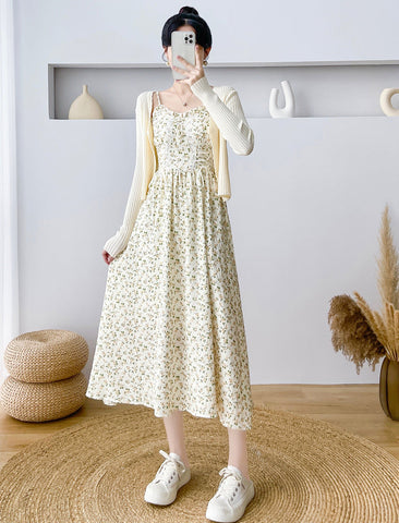 Vestido camisola con cordones Spring Rose