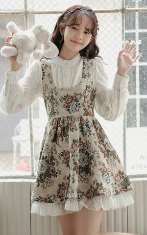 Rustic Rose Babydoll Dress