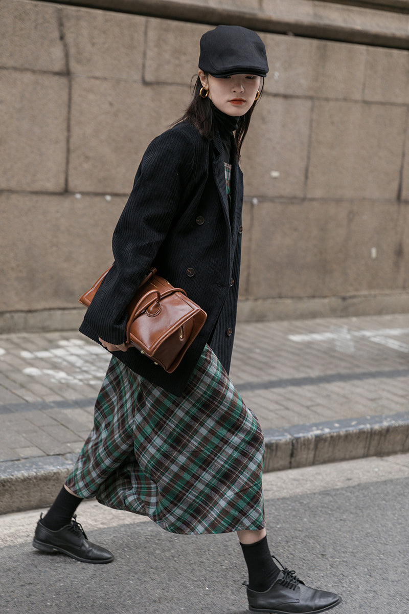 Corduroy Double Breasted Blazer Jacket