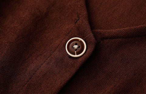 Button Up Suede Pinafore Dress