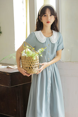 Three's A Charm Button Up Dress