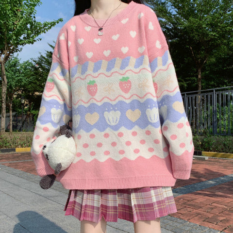 Strawberry Cupcake Sweater