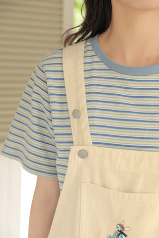 Rabbit Walks Short Overalls
