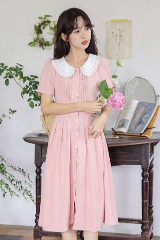 Three's A Charm Button Up Dress