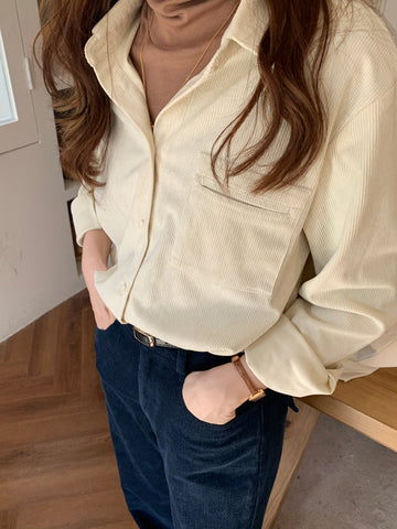 Corduroy Button Up Shirt