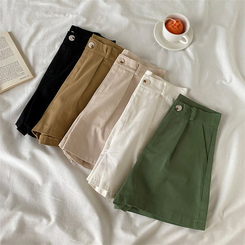 Everyday Neutrals Belted Shorts