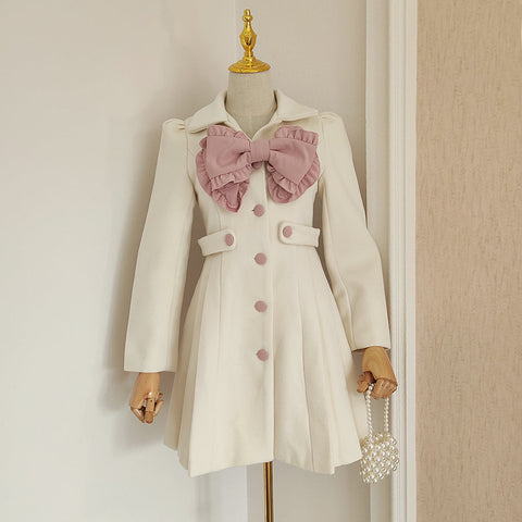Sweet Bow Dress Coat