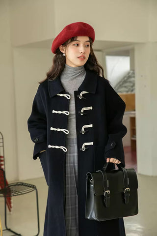 Basic Toggle Button Midi Coat