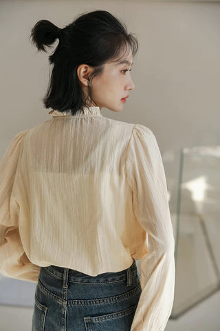 Frilly Collar Blouse