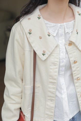 Little Daisy Embroidered Jacket