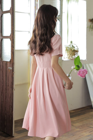 Three's A Charm Button Up Dress