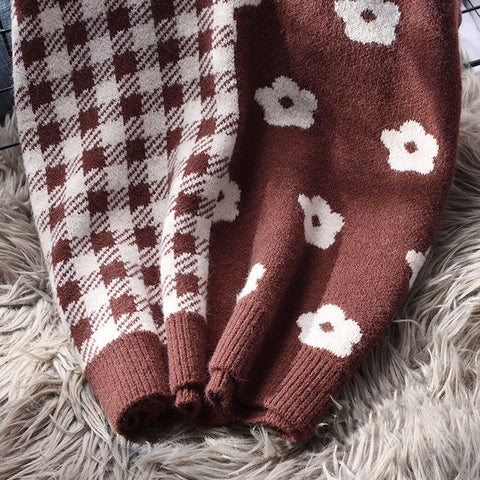 Gingham Daisy Vest