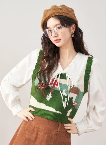 Mushroom Bunny Vest