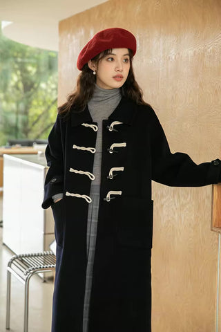 Basic Toggle Button Midi Coat