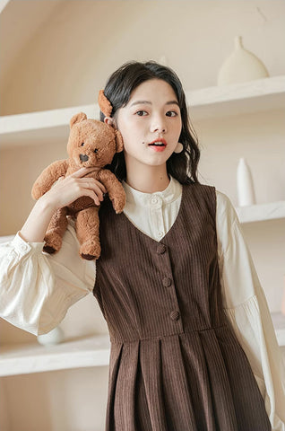 Basic Corduroy Pinafore