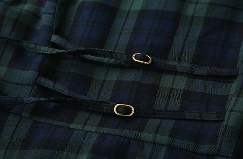 Cambridge Plaid Pinafore Dress