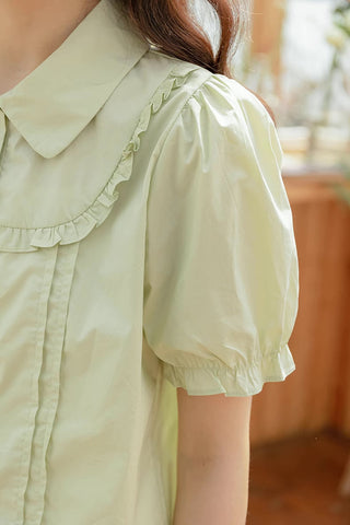 Zesty Puff Sleeve Blouse