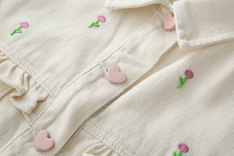 Budding Blossoms Cropped Jacket