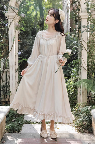 Two-Piece Corset Peasant Dress