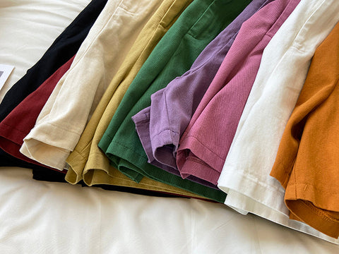 Rainbow Denim Everyday Shorts