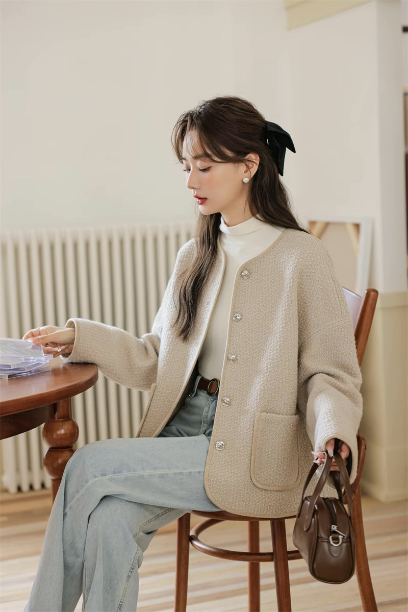 Boucle Knit Jacket