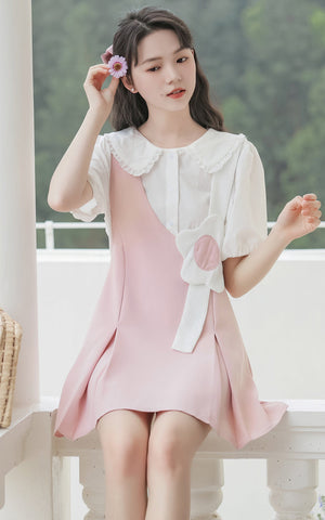 Playful Daisy Mini Pinafore