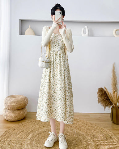 Vestido camisola con cordones Spring Rose