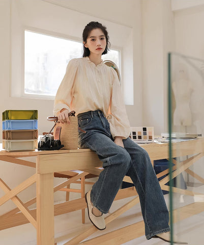 Frilly Collar Blouse