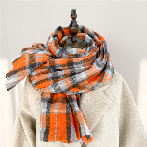 Fall Plaid Scarf