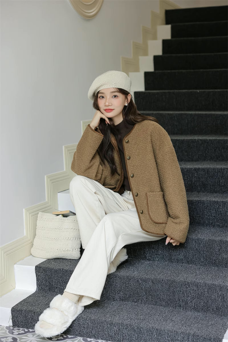 Boucle Knit Jacket