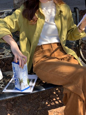 Corduroy Button Up Shirt